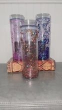 Load and play video in Gallery viewer, Snow Globe Glitter Tumbler
